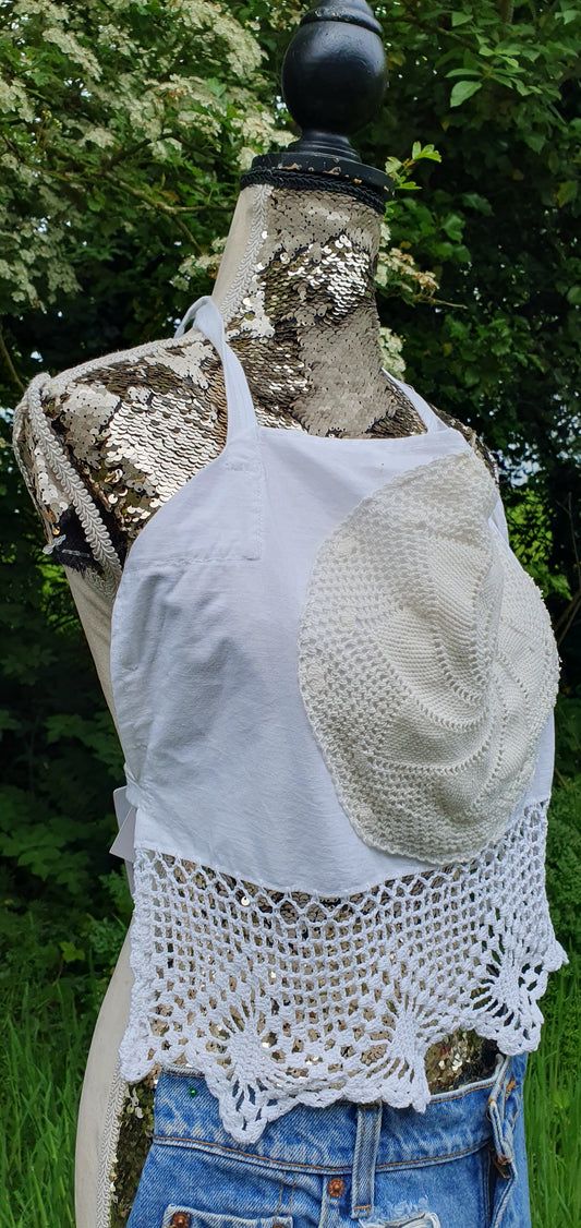 Handmade boho top size 10