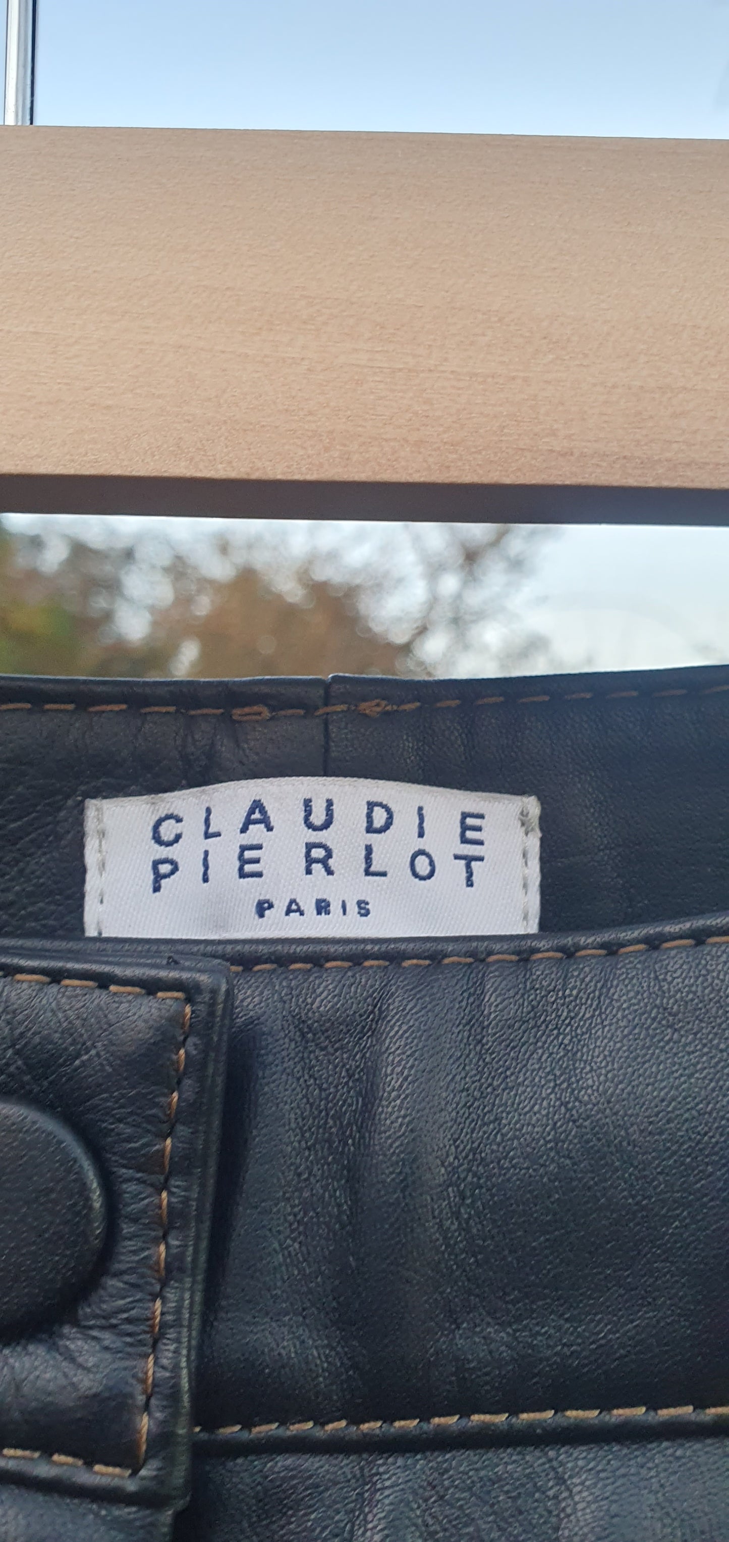 Claude Pierlot Leather Pants size 14