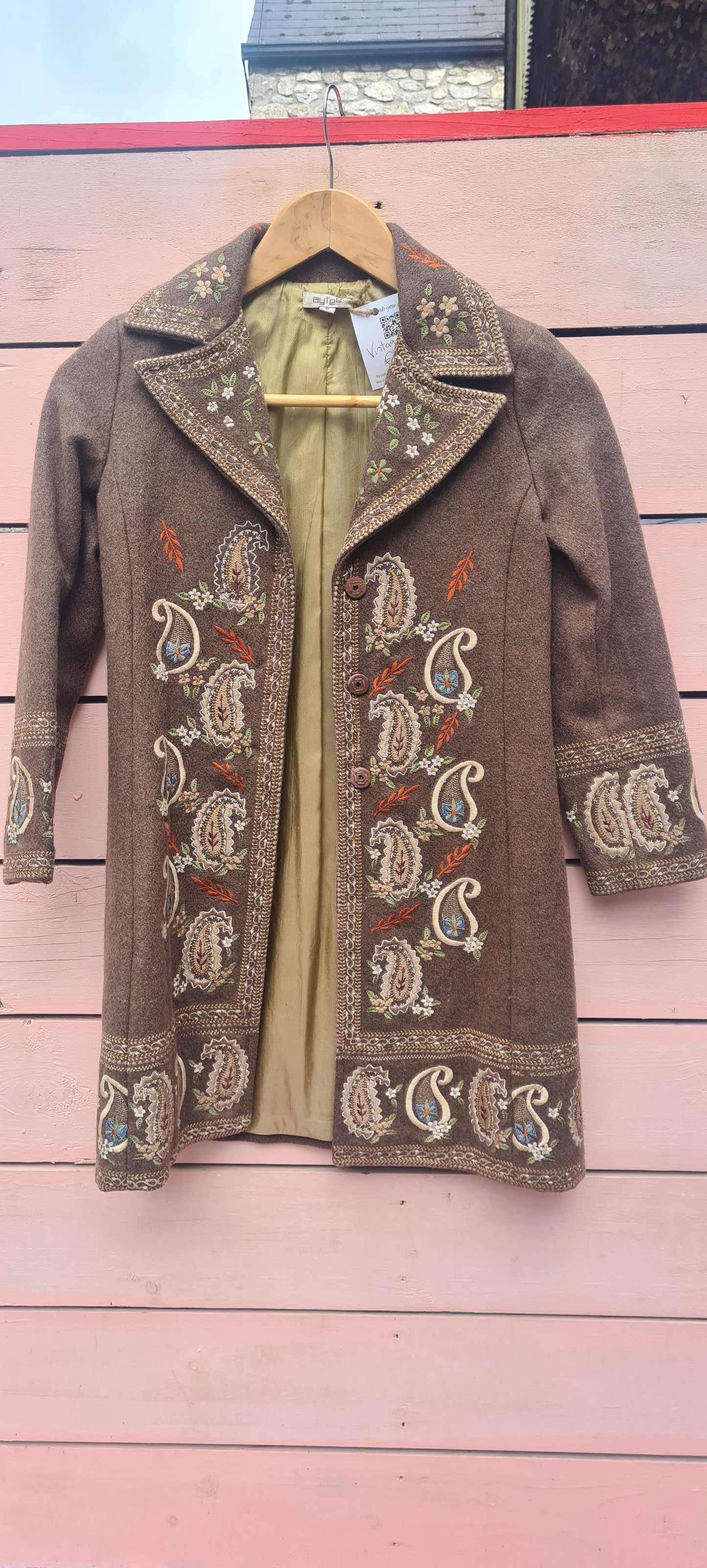 Vintage handmade coat size 6