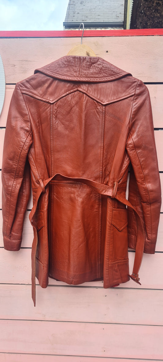 Vintage leather Jacket size 10