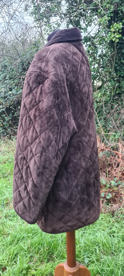 Vintage leather Coat size 18